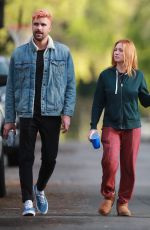BRITTANY SNOW and Tyler Stanaland Out in Los Angeles 04/10/2020