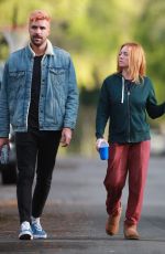 BRITTANY SNOW and Tyler Stanaland Out in Los Angeles 04/10/2020