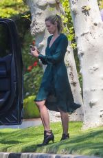 BROOKE BURNS Outside Her Home in Los Angeles 04/15/2020
