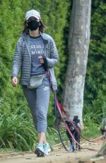 CALISTA FLOCKHART Out with Her Dogs in Los Angeles 04/17/2020