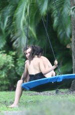 CAMILA CABELLO and Shawn Mendes at a Park in Miami 04/25/2020