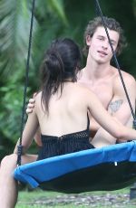 CAMILA CABELLO and Shawn Mendes at a Park in Miami 04/25/2020