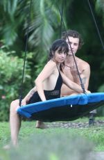 CAMILA CABELLO and Shawn Mendes at a Park in Miami 04/25/2020