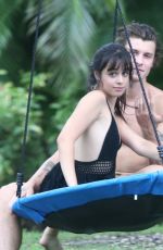 CAMILA CABELLO and Shawn Mendes at a Park in Miami 04/25/2020