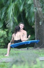 CAMILA CABELLO and Shawn Mendes at a Park in Miami 04/25/2020