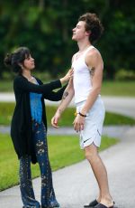 CAMILA CABELLO and Shawn Mendes Out in Miami 03/31/2020