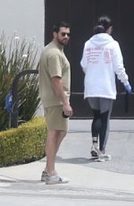 CARA SANTANA Wearing Mask and Jesse Metcalfe Out in Beverly Hills 04/19/2020