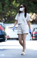 CARA SANTNA Shopping to Donate Food to Project Angel Food in Los Angeles 04/25/2020