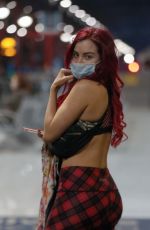 CARLA HOWE Wearing a Mask Out in London 04/09/2020