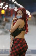 CARLA HOWE Wearing a Mask Out in London 04/09/2020