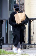 CHLOE MORETZ Wearing Black Mask and Gloves Out Shopping in Los Angeles 04/08/2020