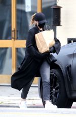 CHLOE MORETZ Wearing Black Mask and Gloves Out Shopping in Los Angeles 04/08/2020