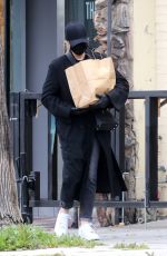 CHLOE MORETZ Wearing Black Mask and Gloves Out Shopping in Los Angeles 04/08/2020