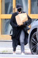 CHLOE MORETZ Wearing Black Mask and Gloves Out Shopping in Los Angeles 04/08/2020