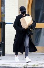 CHLOE MORETZ Wearing Black Mask and Gloves Out Shopping in Los Angeles 04/08/2020