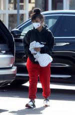 CHRISTINA MILIAN Wearing Mask Shopping at a Market in Los Angeles 04/04/2020