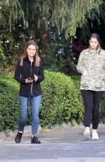 CHRISTINA SCHWARZENEGGER and MARIA SHRIVER Out in Los Angeles 04/16/2020