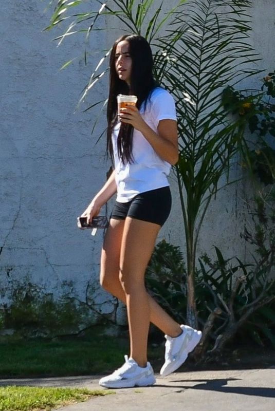 CLAUDIA TRAISAC Out for Coffee in Los Feliz 04/25/2020