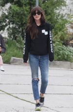 DAKOTA JOHNSON Out and About in Los Angeles 04/13/2020