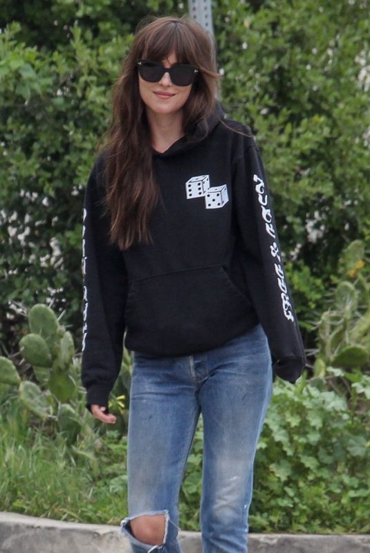 DAKOTA JOHNSON Out and About in Los Angeles 04/13/2020