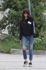DAKOTA JOHNSON Out and About in Los Angeles 04/13/2020