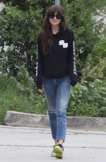 DAKOTA JOHNSON Out and About in Los Angeles 04/13/2020