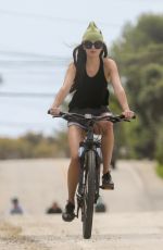 DAKOTA JOHNSON Out Riding Bike in Malibu 04/18/2020