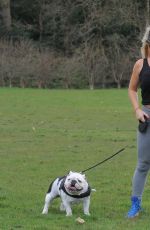DANIELLE MASON Workout at a Park in London 04/27/2020