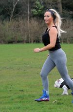 DANIELLE MASON Workout at a Park in London 04/27/2020