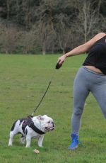 DANIELLE MASON Workout at a Park in London 04/27/2020