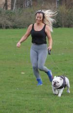 DANIELLE MASON Workout at a Park in London 04/27/2020