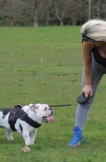 DANIELLE MASON Workout at a Park in London 04/27/2020