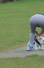 DANIELLE MASON Workout at a Park in London 04/27/2020