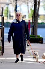 DEBORRA-LEE FURNESS Out with Her Dogs in New York 03/31/2020