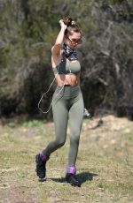 DELILAH HAMLIN Out Hikinig in Beverly Hills 04/11/2020