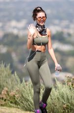 DELILAH HAMLIN Out Hikinig in Beverly Hills 04/11/2020