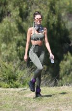 DELILAH HAMLIN Out Hikinig in Beverly Hills 04/11/2020