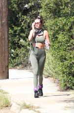 DELILAH HAMLIN Out Hikinig in Beverly Hills 04/11/2020
