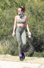 DELILAH HAMLIN Out Hikinig in Beverly Hills 04/11/2020