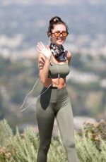 DELILAH HAMLIN Out Hikinig in Beverly Hills 04/11/2020