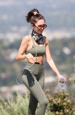 DELILAH HAMLIN Out Hikinig in Beverly Hills 04/11/2020