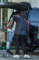 DEMI LOVATO and Max Ehrich Wearing Masks Shopping at Erewhon Organic Store in Los Angeles 04/04/2020