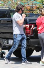 DENISE RICHARDS and Aaron Phyphers Wearing Masks Out Shopping in Malibu 04/28/2020