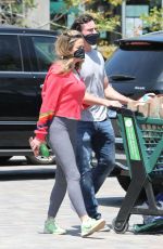 DENISE RICHARDS and Aaron Phyphers Wearing Masks Out Shopping in Malibu 04/28/2020