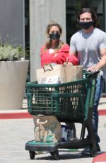 DENISE RICHARDS and Aaron Phyphers Wearing Masks Out Shopping in Malibu 04/28/2020