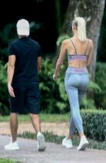 DEVON WINDSOR and Johnny Dexter Barbara Out in Miami 04/08/2020