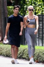 DEVON WINDSOR and Johnny Dexter Barbara Out in Miami 04/08/2020