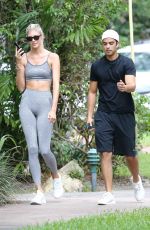 DEVON WINDSOR and Johnny Dexter Barbara Out in Miami 04/08/2020