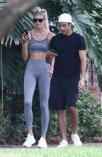 DEVON WINDSOR and Johnny Dexter Barbara Out in Miami 04/08/2020