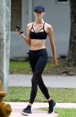 DEVON WINDSOR Out Hikinig in Miami 04/18/2020